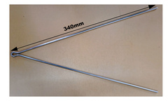 V-Type Stainless Stay 3.2mm x 340mm