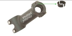 6 deg x 60 mm A - head stem black